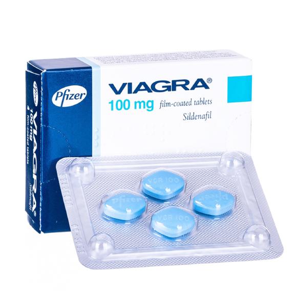 Krabička s Viagrou (výrobce Pfizer)